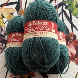 Patons Classic Wool Worsted Yarn - Teal